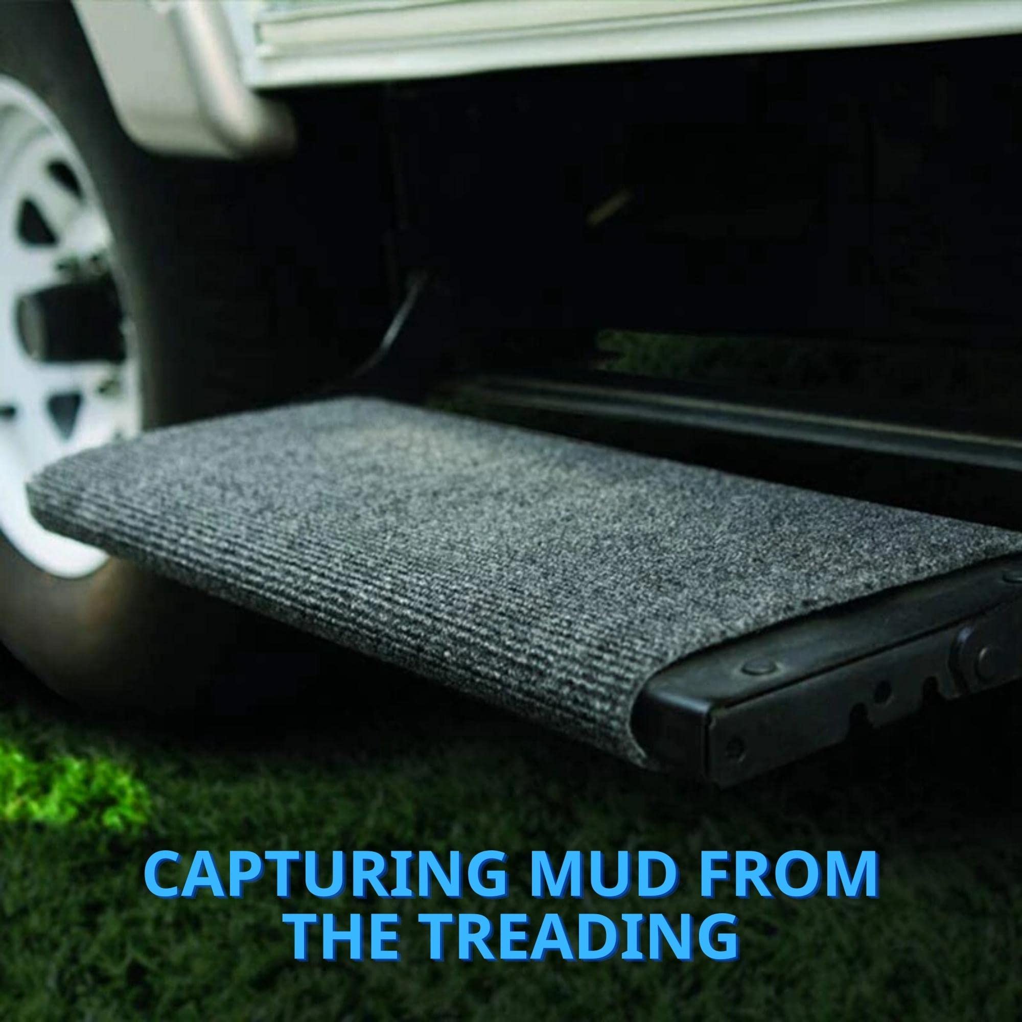 3 Pack RV Step Rugs Brown Sintron RV Step Rugs 3-Pack - 22 Inch Wide ...