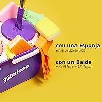 Vista 8 de Fabuloso Limpiador multiusos y limpiador de suelos, concentrado 2 veces, aroma a lavanda, 56 onzas líquidas