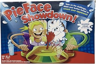 Pie Face Game, Pie Face Showdown Game,Pie in The Face Games, Kids' Board Game, Fun Games for Girls Boys, Whipped Cream Gam...