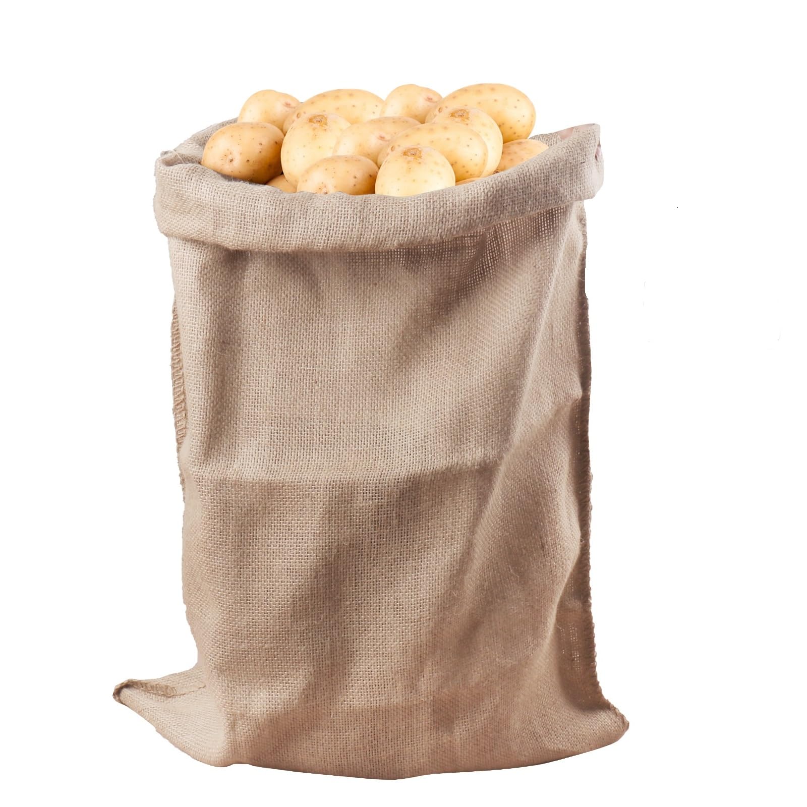 2 bolsas grandes de arpillera: bolsas de carreras de saco de patata de 30 x 42 pulgadas, bolsas de carrera, saco de arpillera, arpillera individual de yute natural para jardinería,