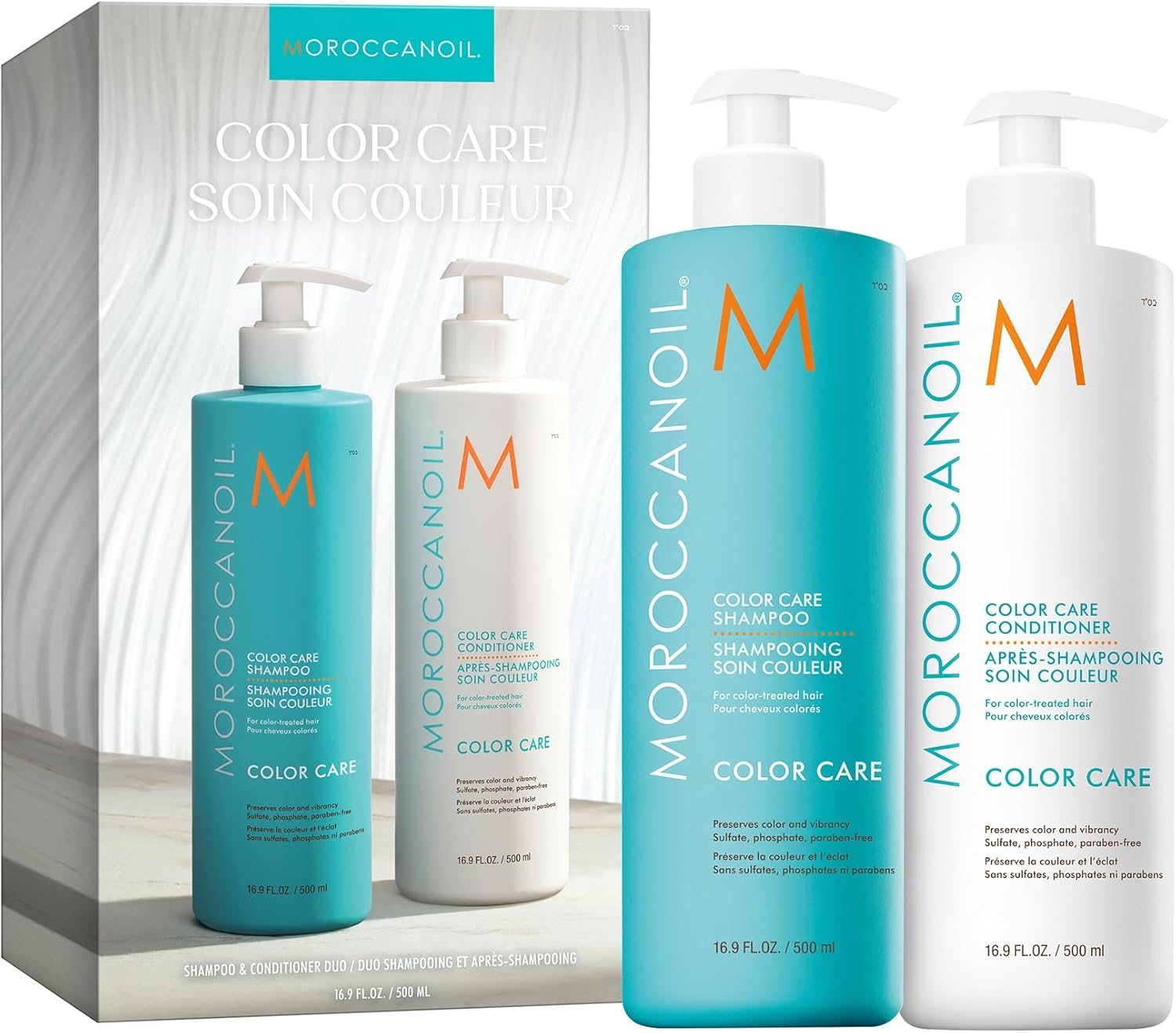Moroccanoil Color Care Shampoo & Conditioner set van een halve liter