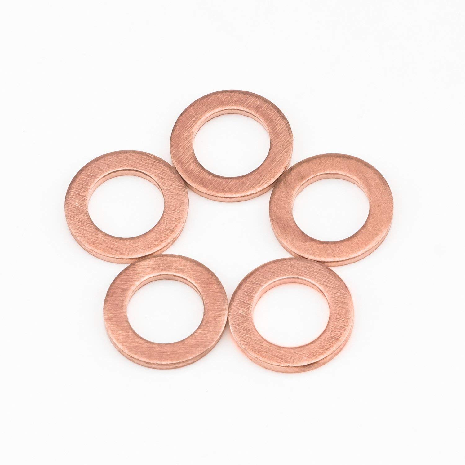 300pcs cobre 12 tamaños métricas de sellado arandelas Surtido Set