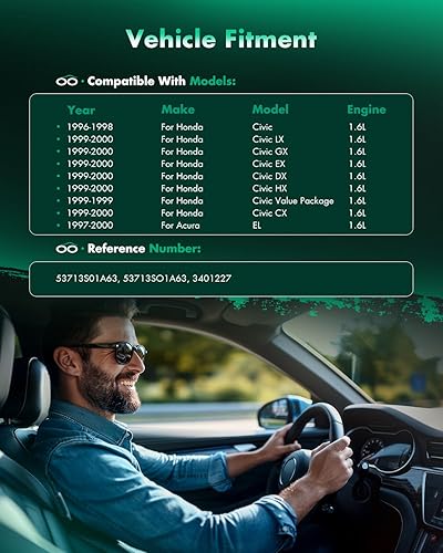 Miniatura 9 de SCITOO Manguera de presión de manguera de dirección para Honda Odyssey V6 3.5L 1999 2000 2001 2002 2003 2004 Reemplazar #53713-S0X-A02