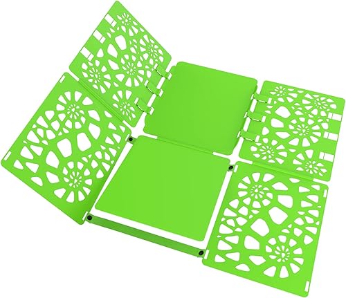 BoxLegend Carpeta para camisetas V1-Plus, tablero plegable para ropa, organizador de lavandería, plástico duradero para doblar ropa, verde
