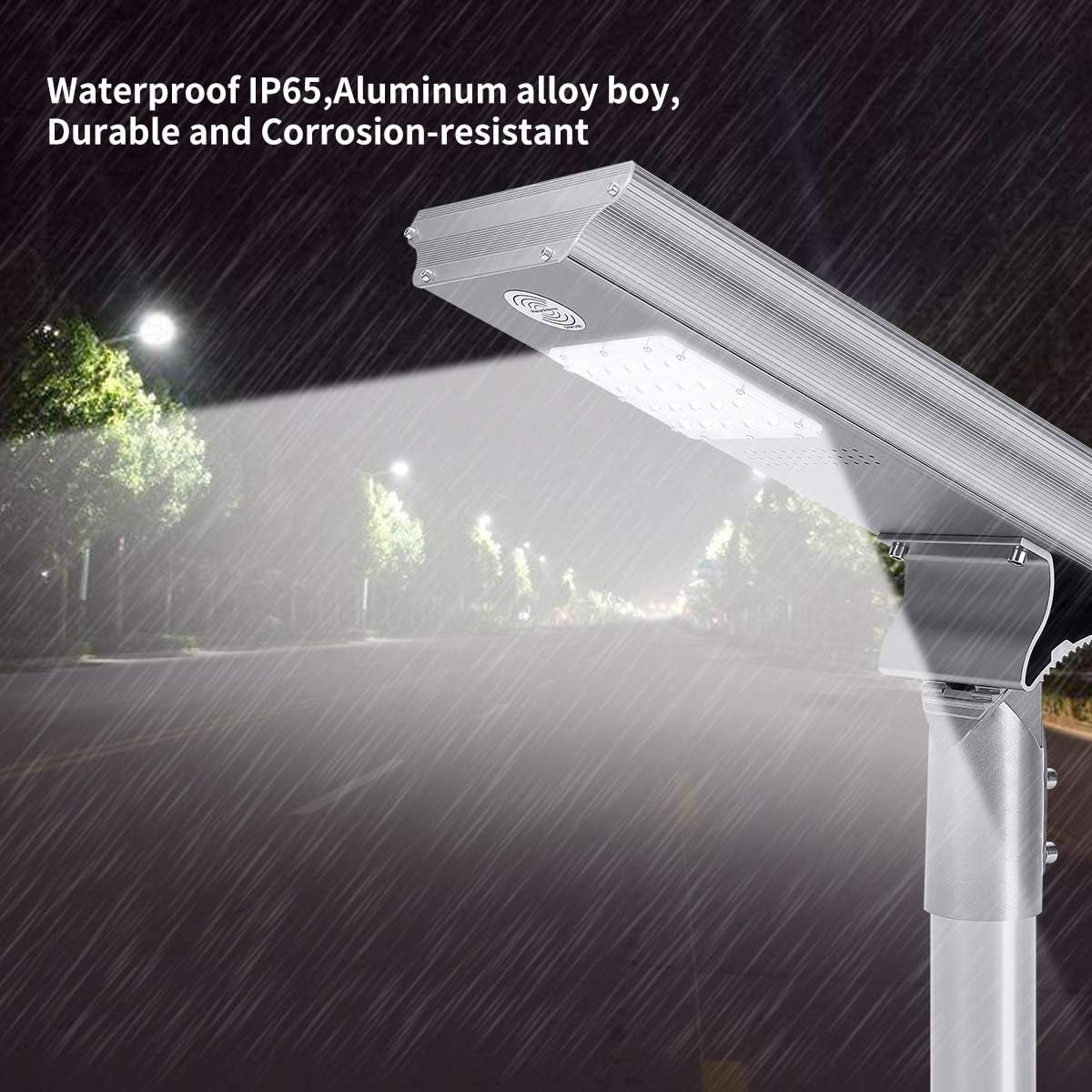 Bеѕt Cуbеr Mоndау 🔥 20W Solar Street Lights, Solar Street Light Dusk to Dawn with Remote Control,All in one Solar Area Lighting with PIR Motion Sensor and Light Sensor,for Yard,Garden,Parking Lot