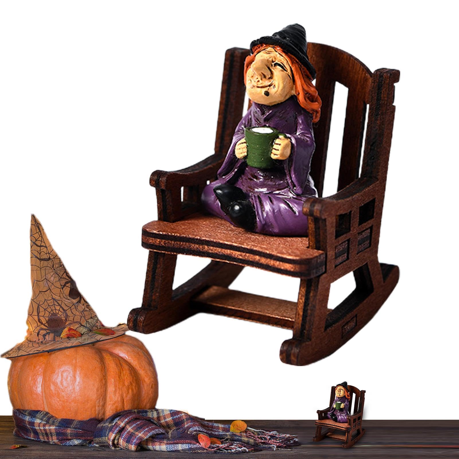 Tuzsocr Figurine De Crâne De Vampire, Ornement De Crâne En Résine, Figurine De Collection, Décoration D'Halloween, Décoration De Bureau, Accessoire De Maison, Cadeaux De Collection