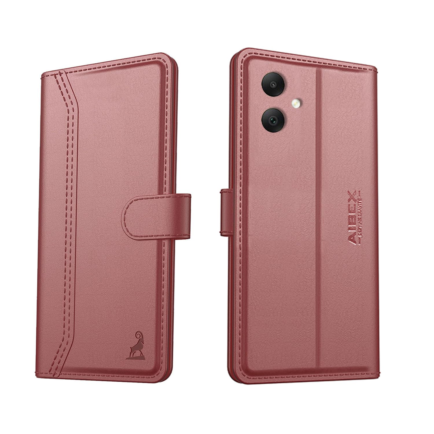 AIBEX ® Samsung Galaxy A05 / Samsung Galaxy F05 / Samsung Galaxy M05 Flip Cover Leather Finish | Inside TPU with Card Pockets | Wallet Stand | Complete Protection Flip Case Brown (B0CQCFPNY6) Amazon Price History, Amazon Price Tracker
