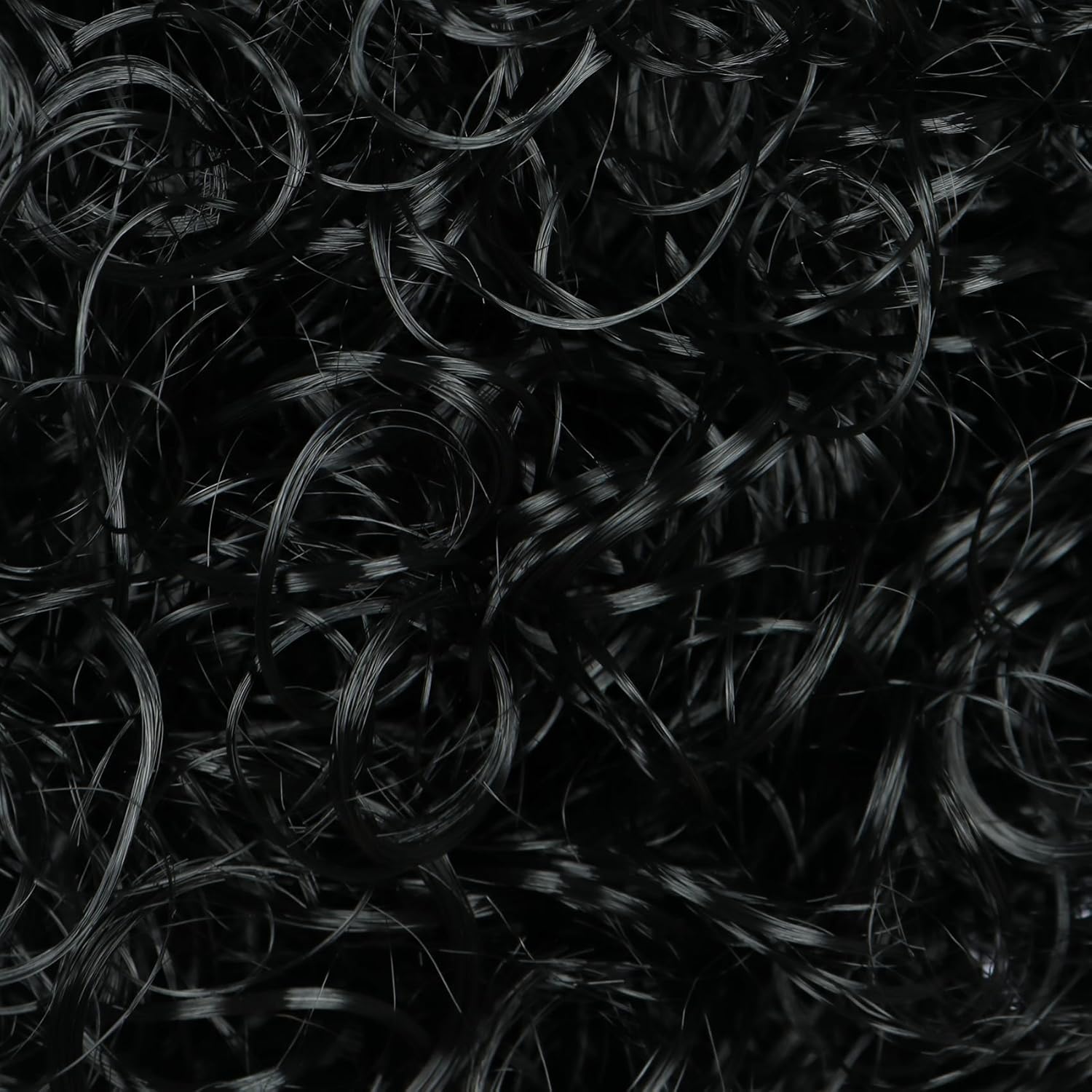 karlery Men Short Curly Black Wig with Mustache Golden Necklace Glasses 70s 80s Disco Afro Rocker Wig Fluffy Breathable for Cosplay Event Costume Halloween Party Wig - Image 6