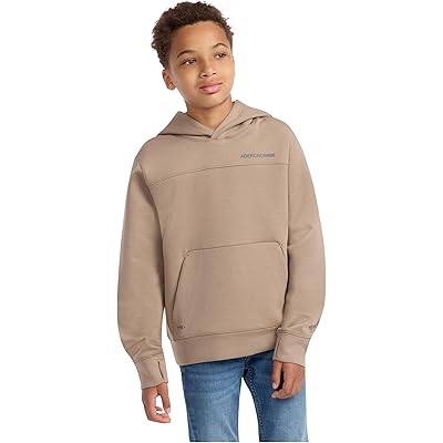 Мужская толстовка abercrombie kids Neoknit Technical Pullover (Big Kid) desert taupe