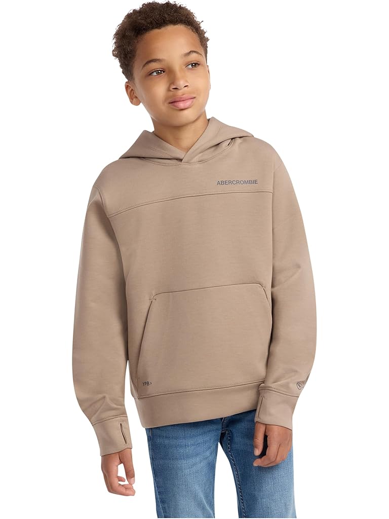 Silver Abercrombie & Fitch Neoknit Technical Pullover (Big Kid)
