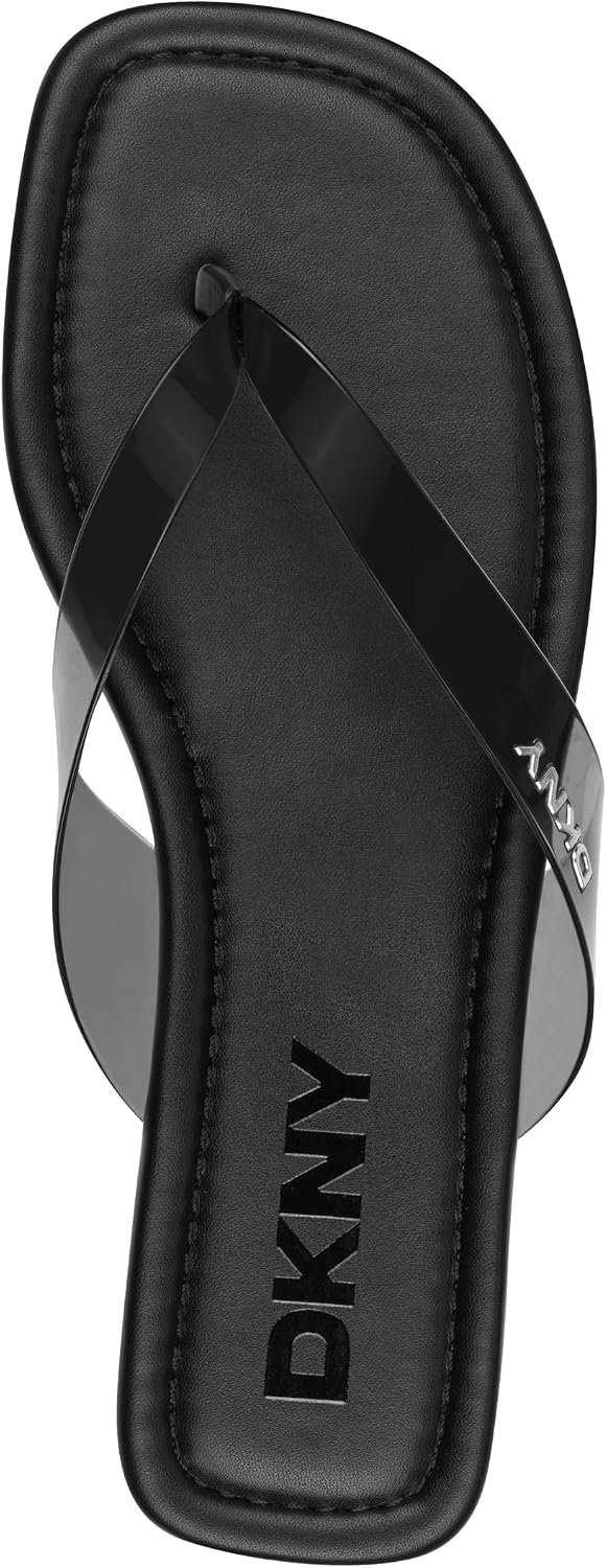 DKNY womens Hampton Thong Flip Flop Sandal