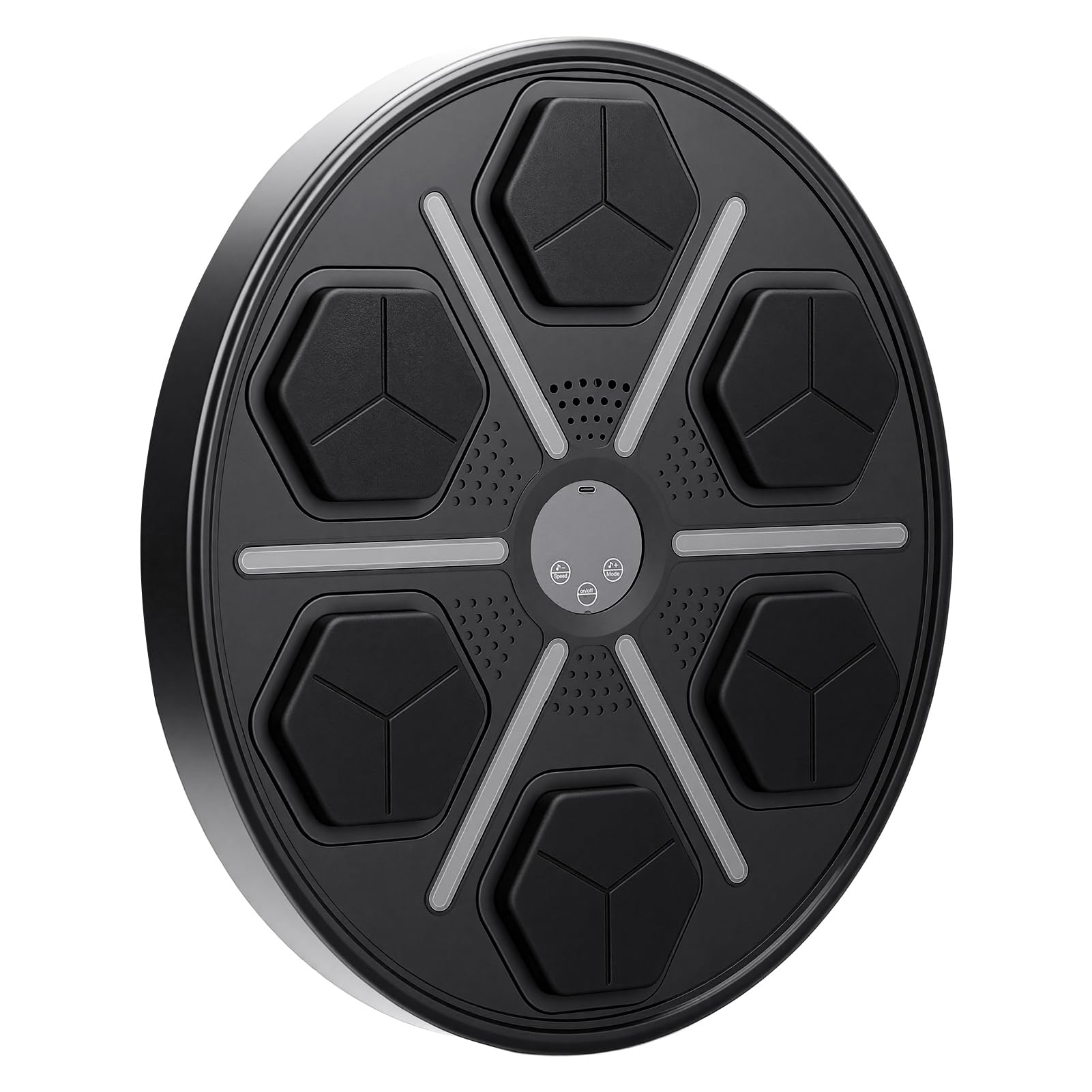 XUMIUZIY Macchina per Boxe Musicale Interattiva Montata a Parete |Playlist BT SYNC per Allenamenti a Risposta Rapida, Giochi per Feste in Palestra in Casa