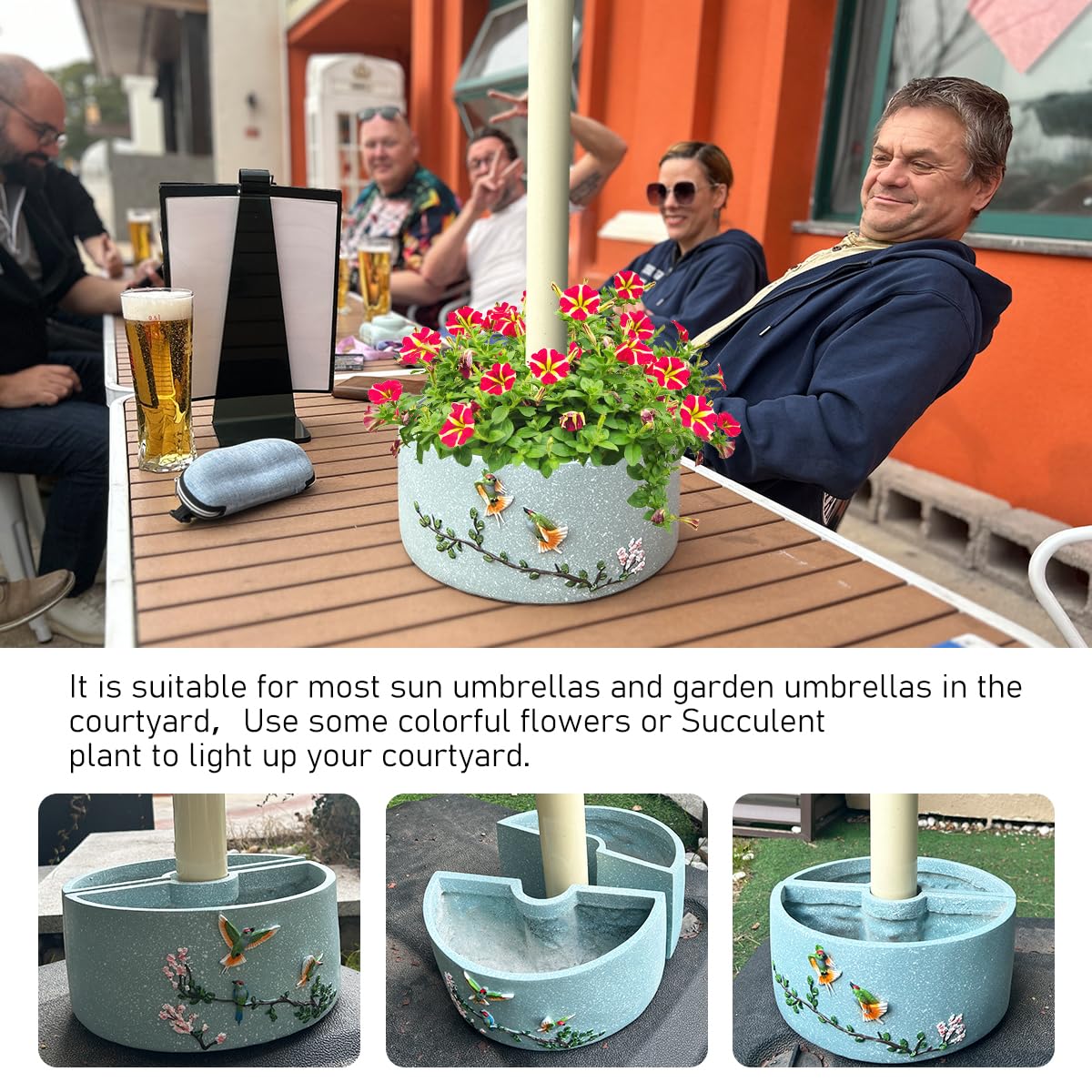 Wrap Around Umbrella Planter