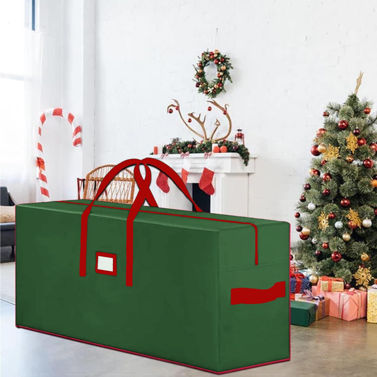 Aufbewahrungsbeutel Für Bäume - Wasserdicht Und Reißfest | Künstlicher Weihnachtsbaum Aufbewahrungstasche - Für Reisen, Küche, Schlafzimmer, Universität, Garage, Umzug, Packen und