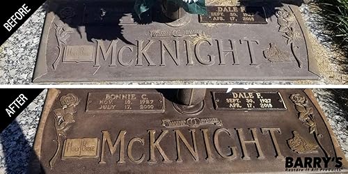 Miniatura 4 de Barry's Restore It All Products - Sistema de cuidado de marcadores de cementerio | La sensación de Internet que limpia y restaura los marcadores de