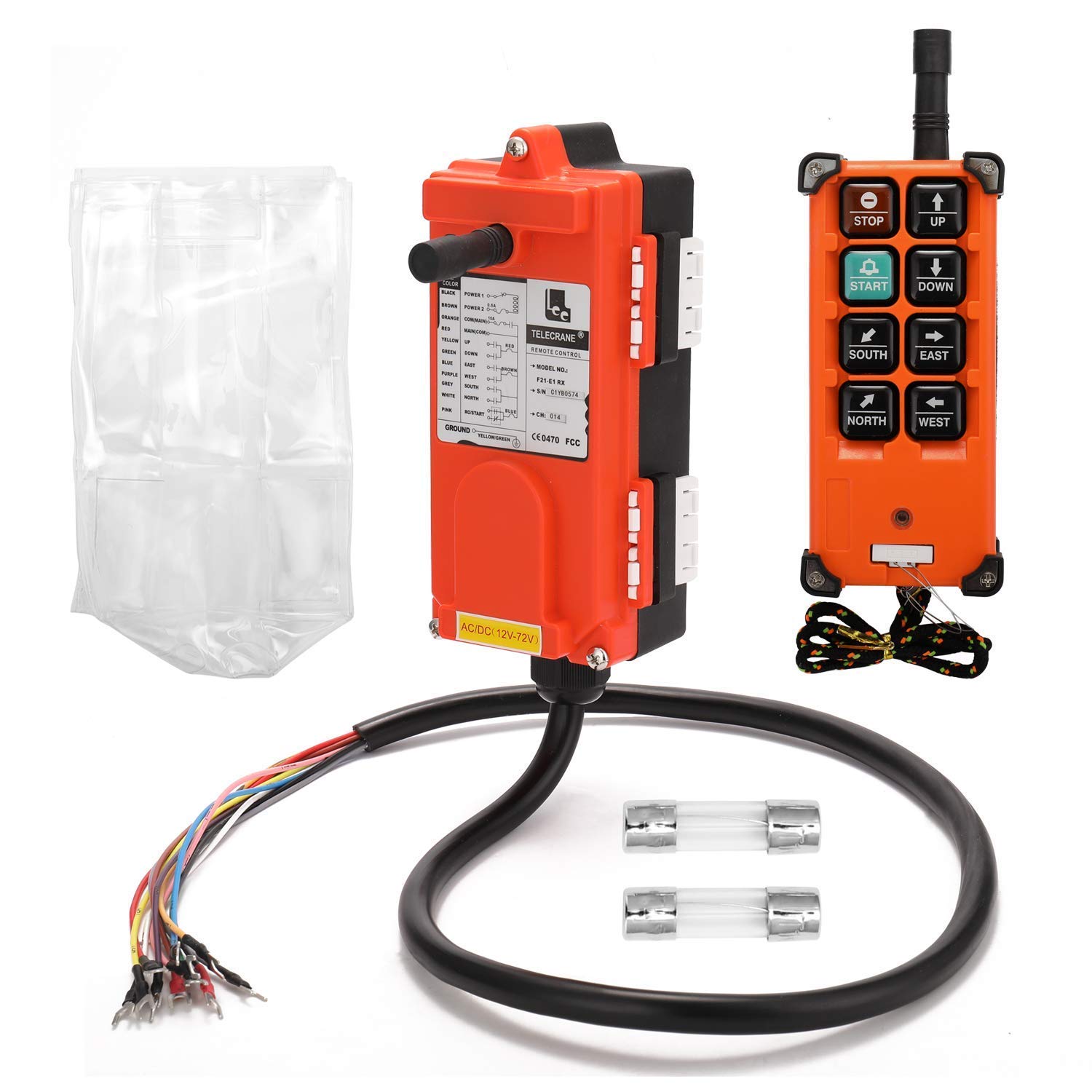 Buy Electric Hoist Remote Control, 24V Industrial Waterproof Switches