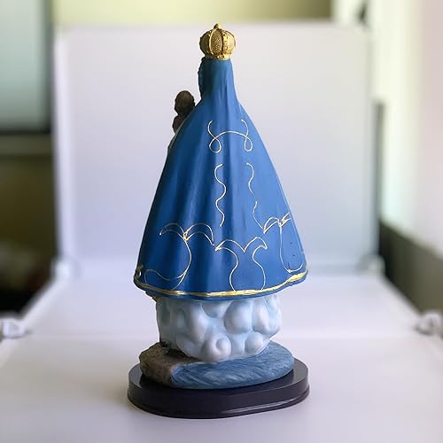 Miniatura 4 de Estatua de Nuestra Señora de Regla, resina finamente detallada, figura de 12 pulgadas de alto #VM-77384
