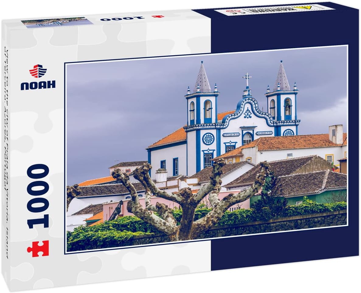 Noah Jigsaw Puzzle View to The City of Praia da Vitoria. Island of Terceira. Azores, Portugal 1000 Pieces