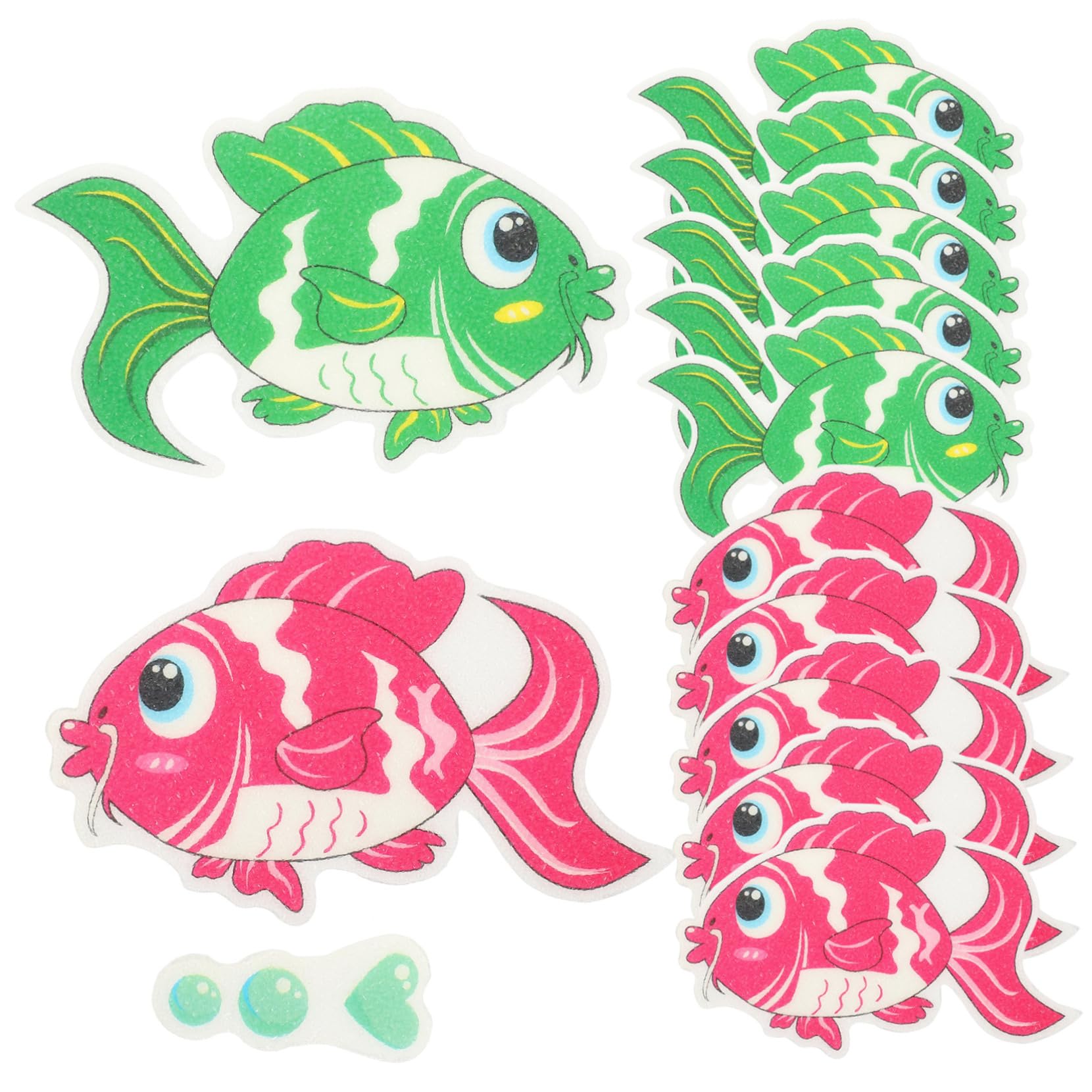 36piezas Pegatinas Antideslizantes De Peces para Baño Decorativas De Peva Adherentes y Resistentes Prevención De Caídas Bañeras y Duchas para Hogar y Hoteles