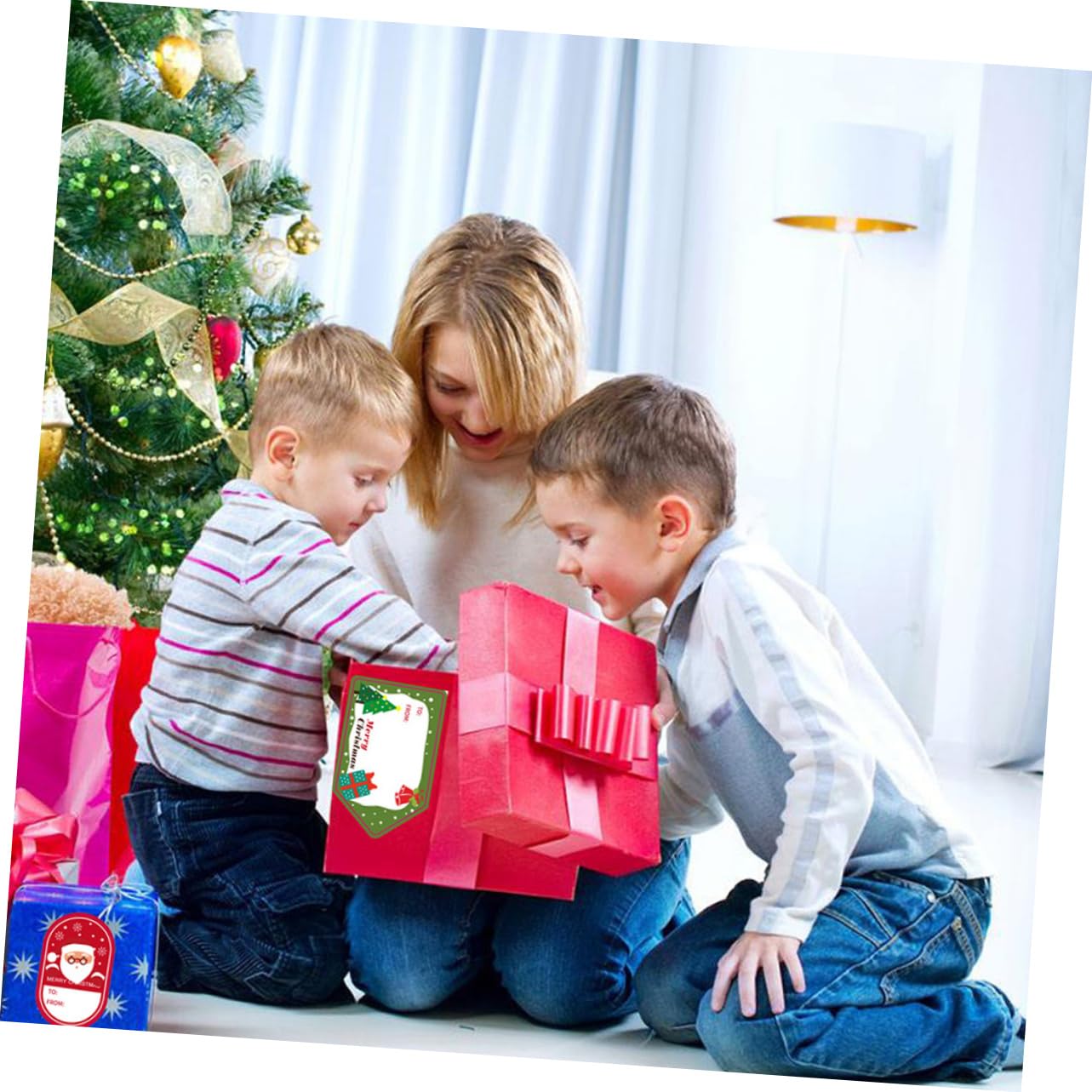 Lurrose 36 Fogli Etichette Adesive Natalizie Adesivi Per Pianificatore Di Vacanze Etichette Adesive Con Etichetta Adesiva Natalizia Dagli Adesivi Di Babbo Natale Foglio Di Rame Rosso