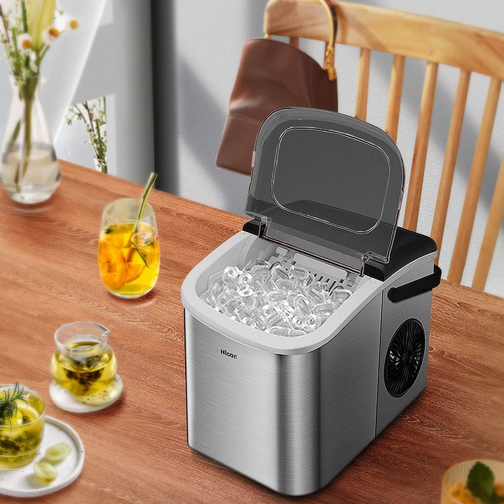1 5 kg Touch Screen in Acciaio Inossidabile Produttore di Ghiaccio Piccolo Display di Temperatura di Pulizia della cronometraggio Domestico Piccolo