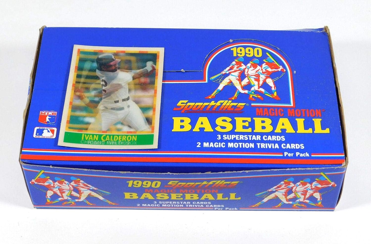 1990 Sportflics Baseball Box (36 Packs) Baseball Cards