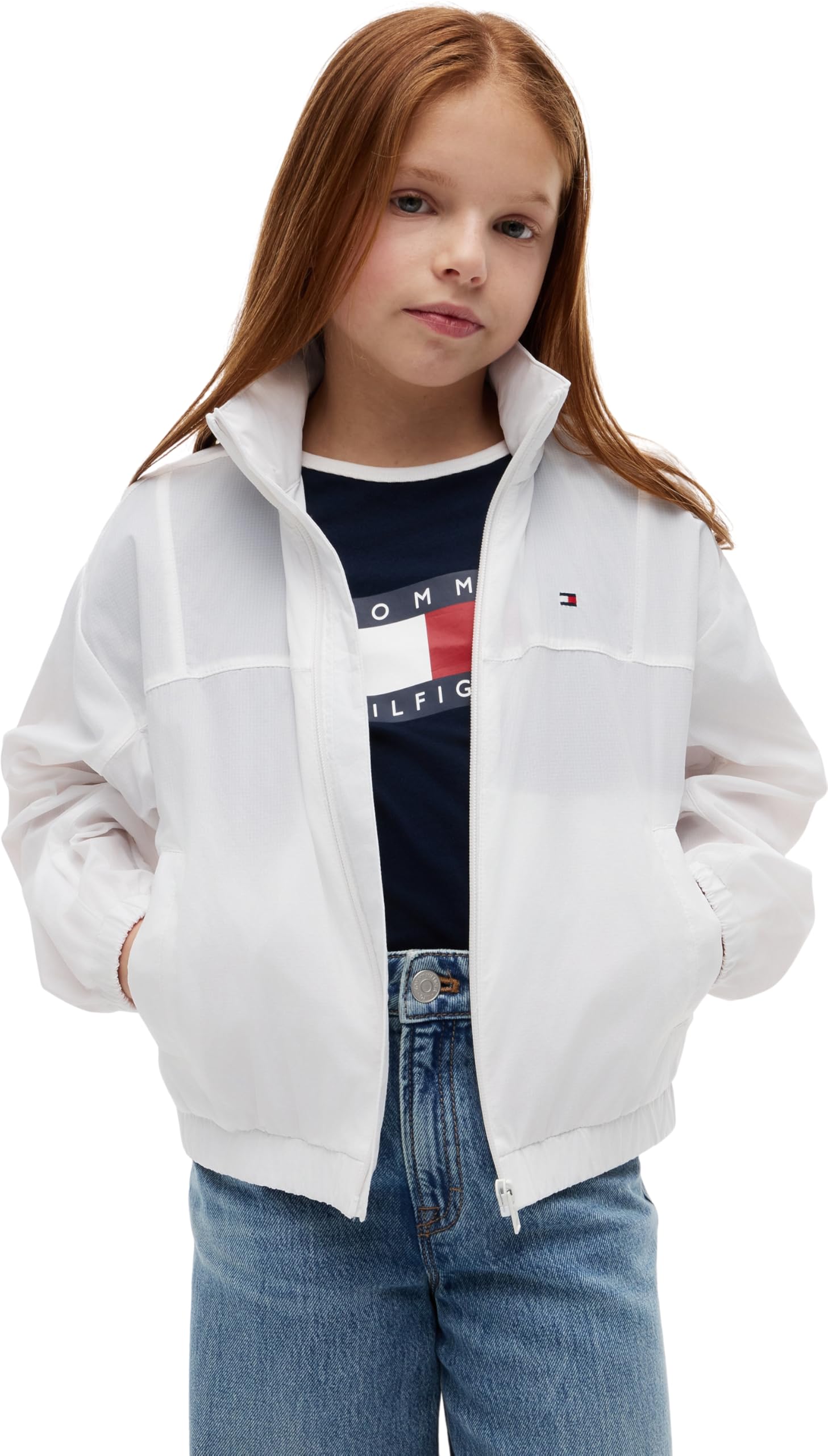 Tommy Hilfiger Unisex Kinder Windbreaker Jacket Ks0ks00741 Jacken (1er Pack)