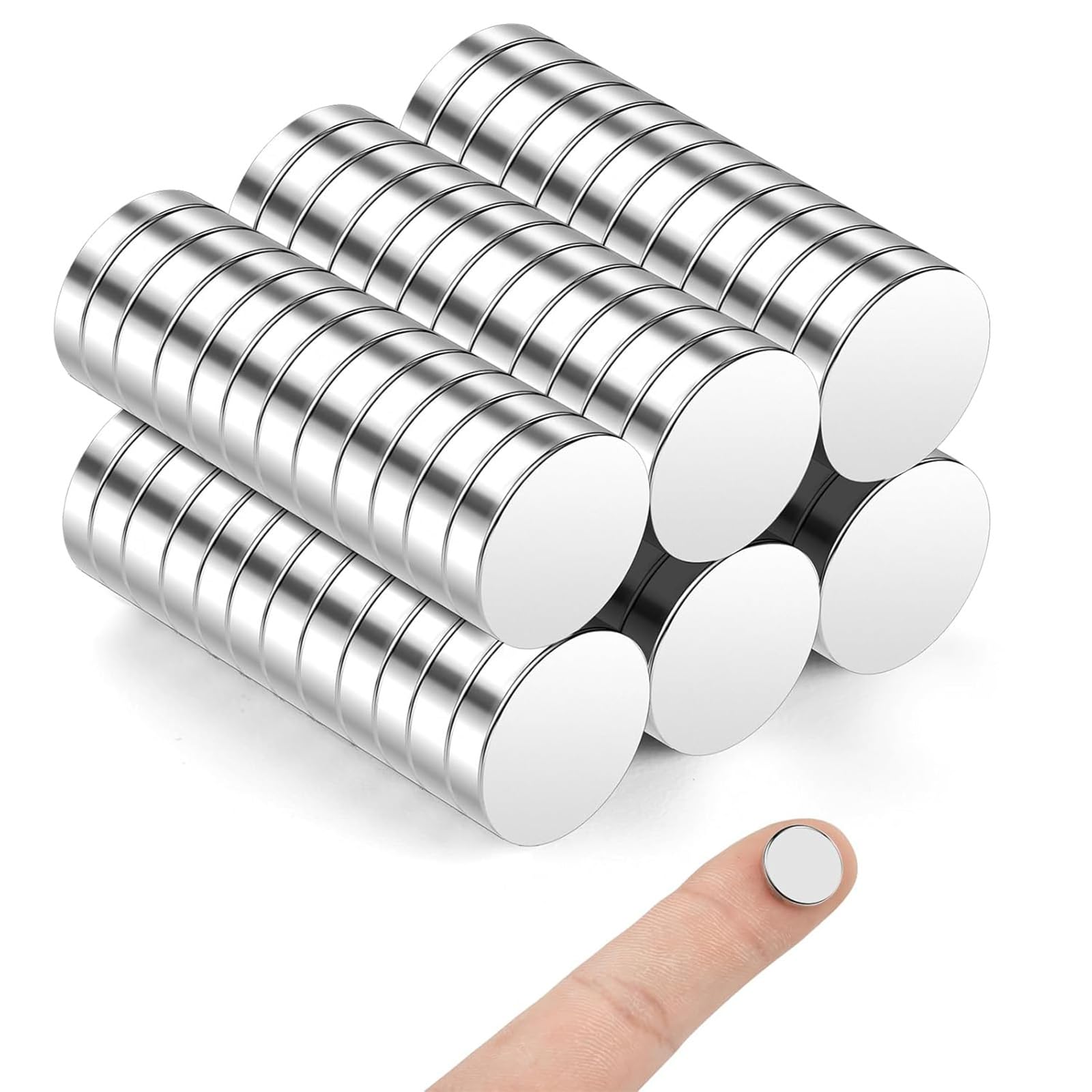Pack of 80 Small Magnets, 12 x 3 mm Magnets 3D Print — image 1