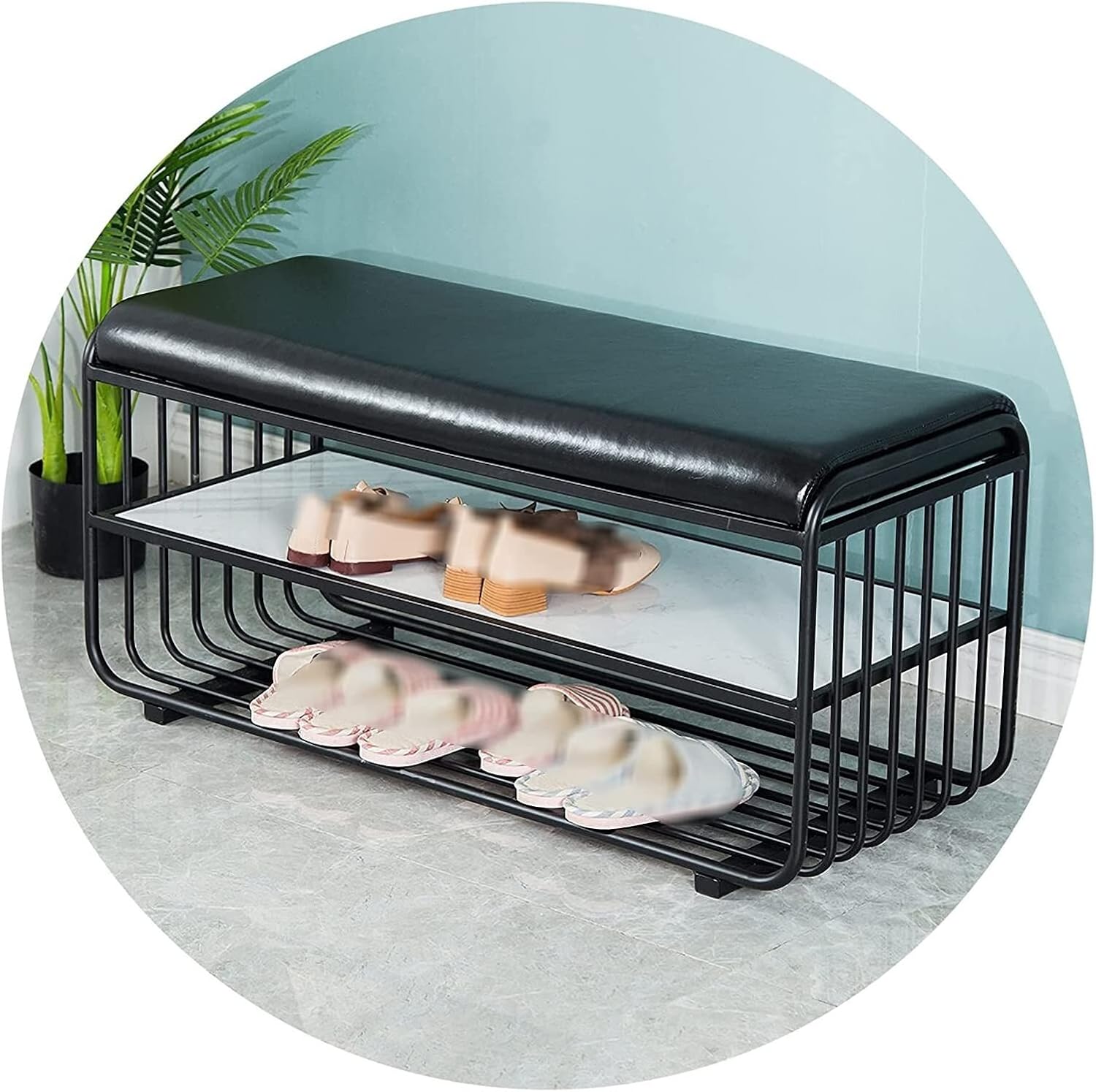 Shoe Storage Bench, Shoe Rack, Entryway Benches Shoe Stool