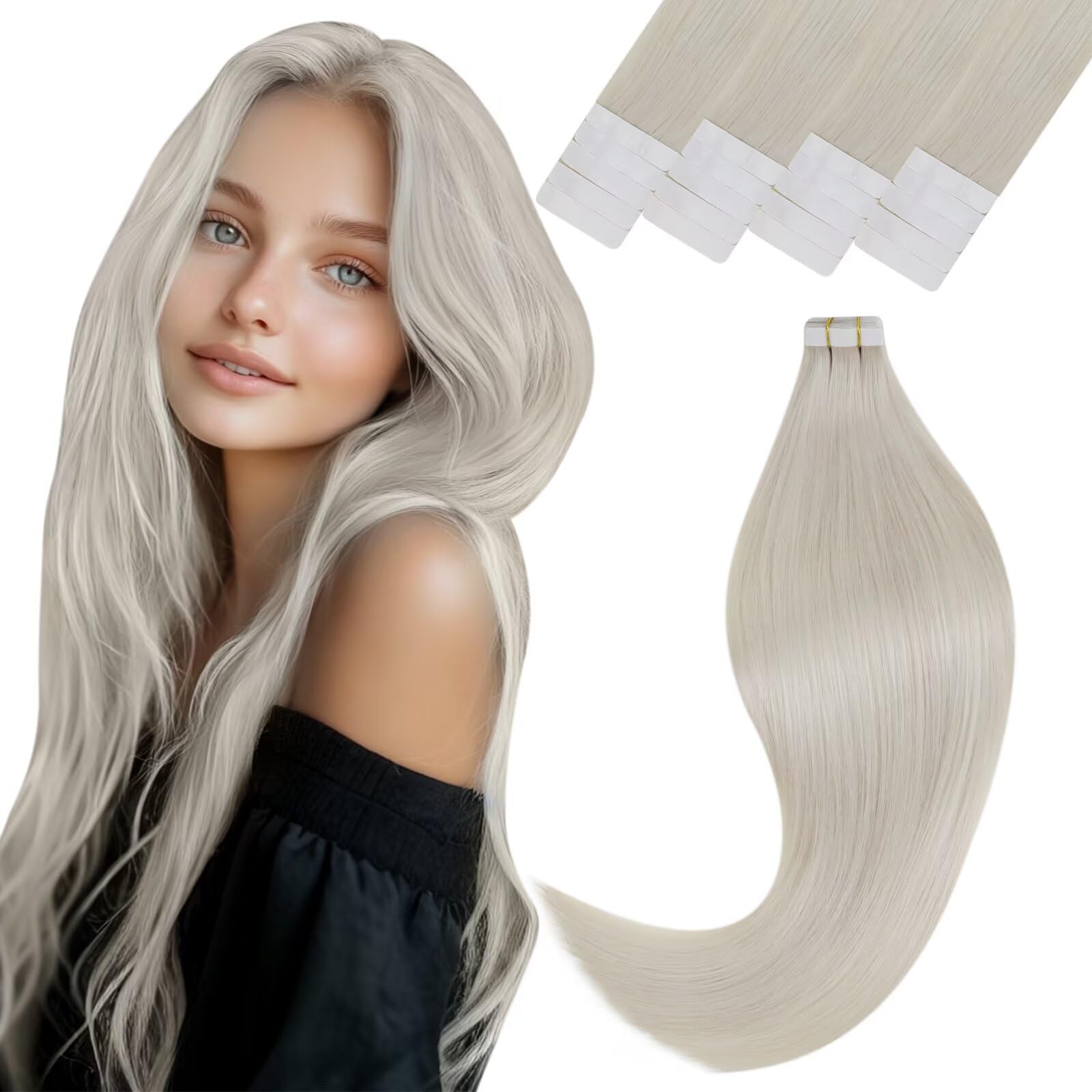 Vivien Brown Clip in Hair Extensions Darkest Brown to Light Brown Balayage Hair Extensions for Women Clip in Hair Extensions Human Hair 22 Inch 120g 7pcs #2/8/2 — view 14