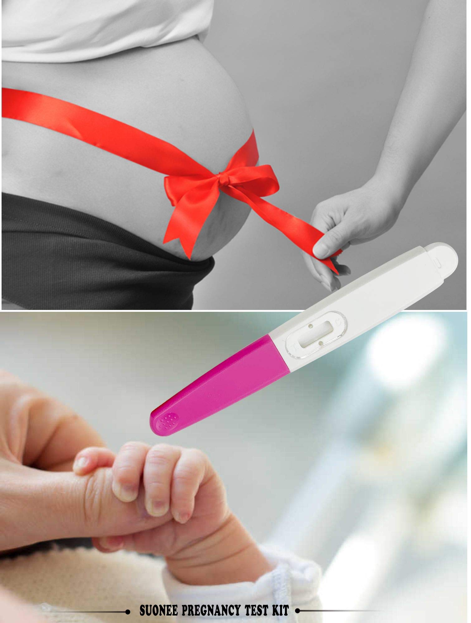 SUONEE Pregnancy Test Early Detection,Early Pregnancy Test, 5Pack HCG