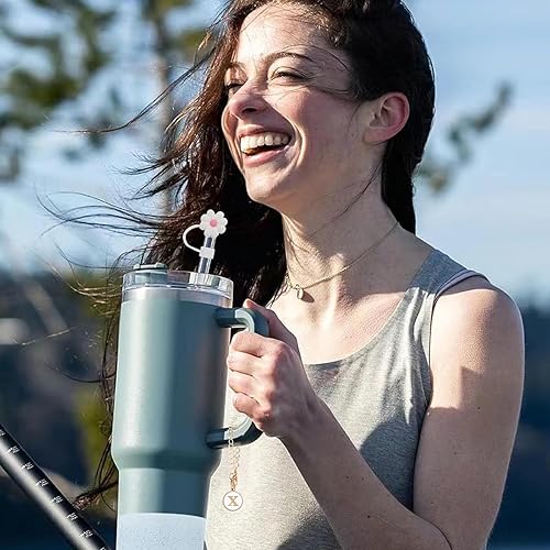 Miniatura 7 de Initial A-Z Charm Accessories For Stanley Cup, Personalized Accessories for Stanley Tumbler Cup Identification Handle Letter Charms, 2pcs