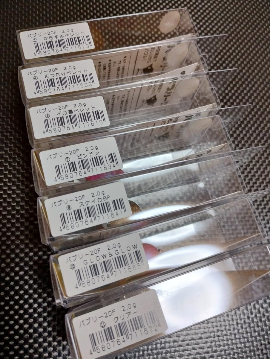 1089工房 バブリー２０Ｆ ７個セット②　トラウトポンドNOIKE 1089工房 okバブリー 20F 2.0g 7 ピンドン 711634 トラウト