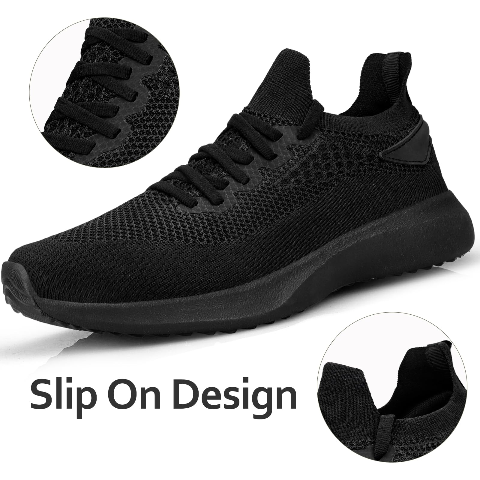 Giniros Zapatillas de Deportivas Hombre Ligeros Transpirables Zapatillas Running Bambas Sneakers Correr Jogging Caminar Casual Atlético Tenis Fitness Gym