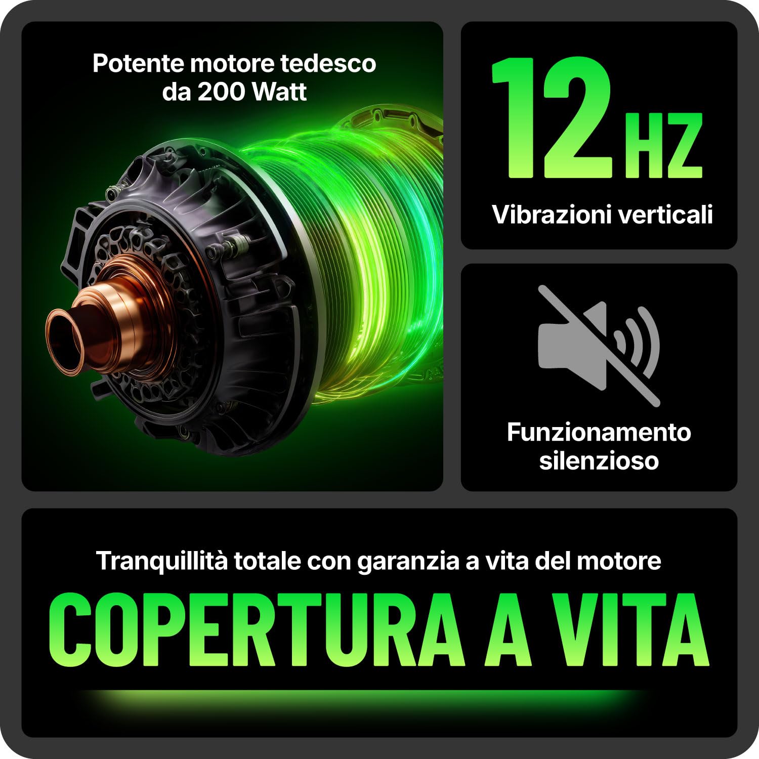 Bluefin Fitness Pedana Vibrante l'allenamento di tutto il corpo Macchina per l’esercizio fisico con le vibrazioni