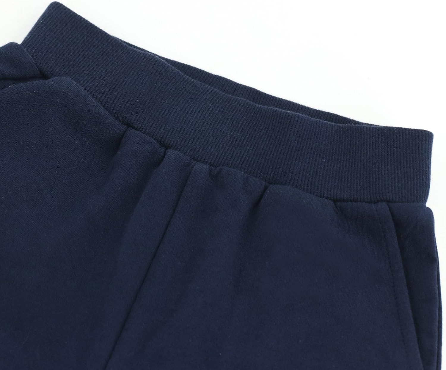 POBIDOBY Kids Athletic Shorts Comfortable Cotton Cropped Pants Casual Sports Quick-Dry Solid Boys Girls Summer 2T-9Y