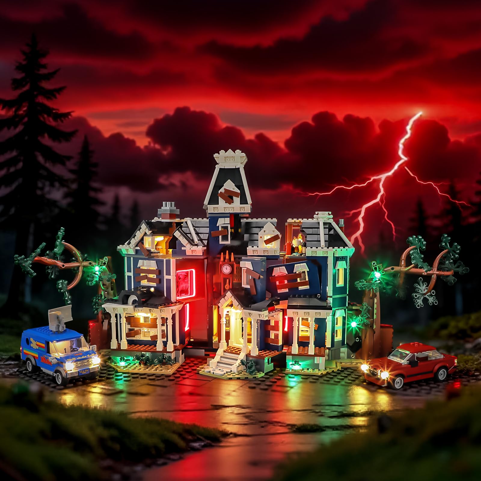 BRIKSMAX 2.0 Light Kit Compatible with Lego Icons The Creel House 11370 Building Sets- Original LED Lighting Kits (Accessories Only) for Display, Gifts & Collectors
