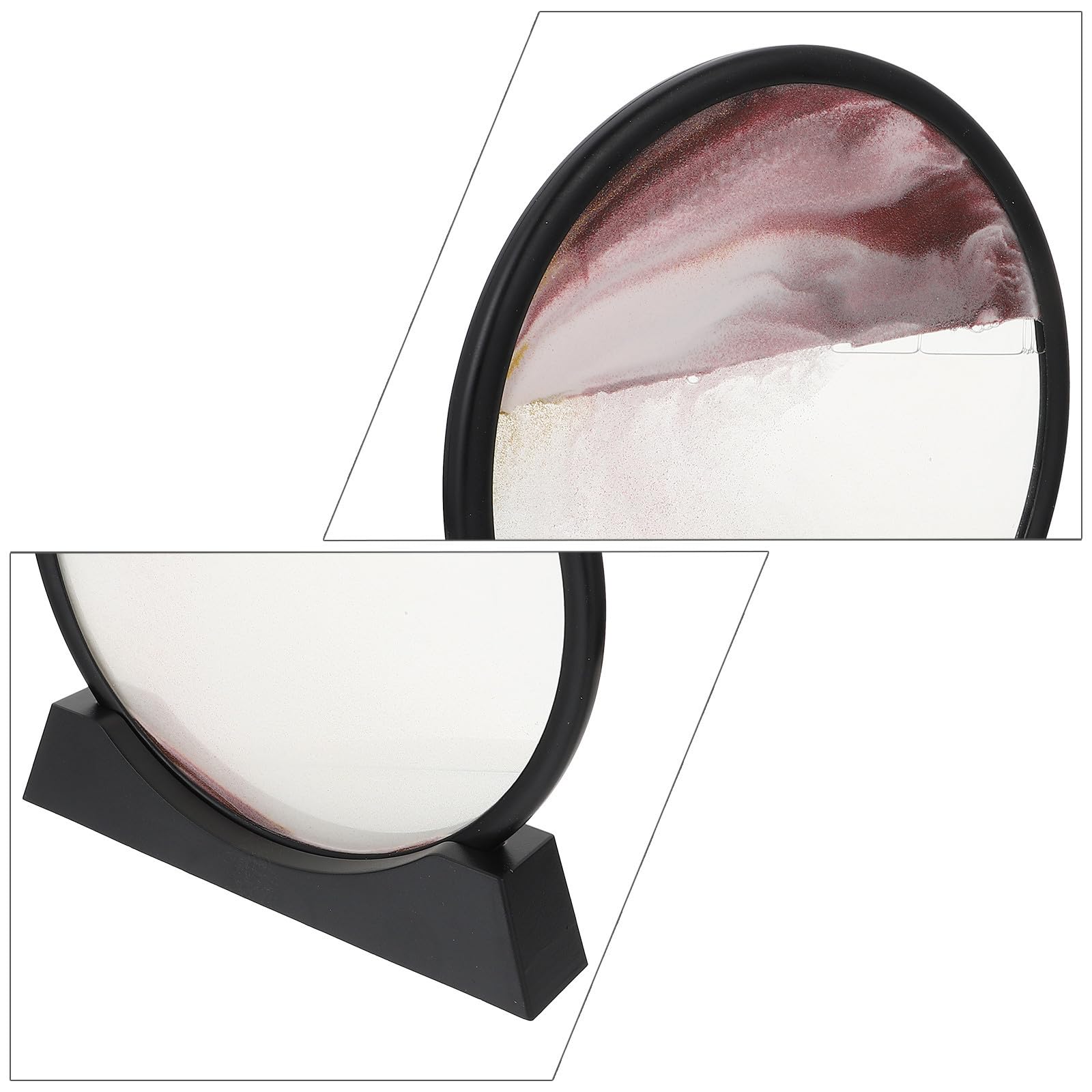 Ornement de Peinture de Sable Mouvant 3d, Décoration de Table Créative