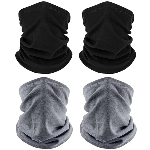 4 Pack Winter Neck Warmer, Neck Gaiter Ski for Men