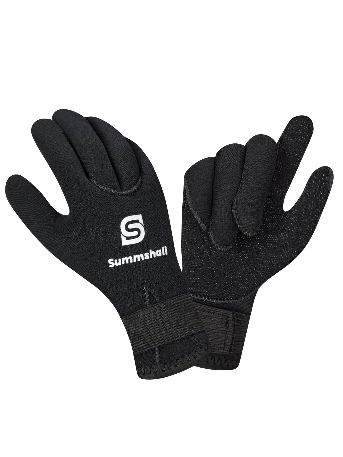 Summshall Kids 3mm Neoprene Gloves, Thermal Anti-Slip Swim Gloves UV50+ Keep Warm for Diving Kayaking Snorkeling Water Sports