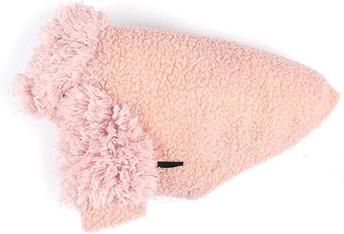 Miniatura 7 de Suéter de forro polar para perro, suéter rosa para perros pequeños, hembras y niños, chaqueta suave para perro, camiseta ligera, ropa para mascotas,