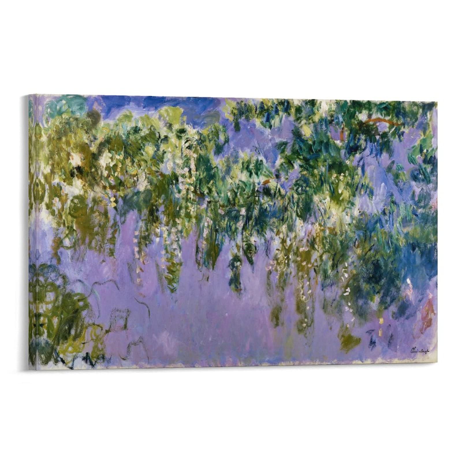 Amazon.co.jp: Claude Monetクロード・モネ 名画の数々ポスター『藤の