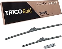 Vista 45 de TRICO Gold 19" + 19" Juego de 2 limpiaparabrisas de repuesto premium para automóvil, limpiaparabrisas de haz para todas las estaciones para lado