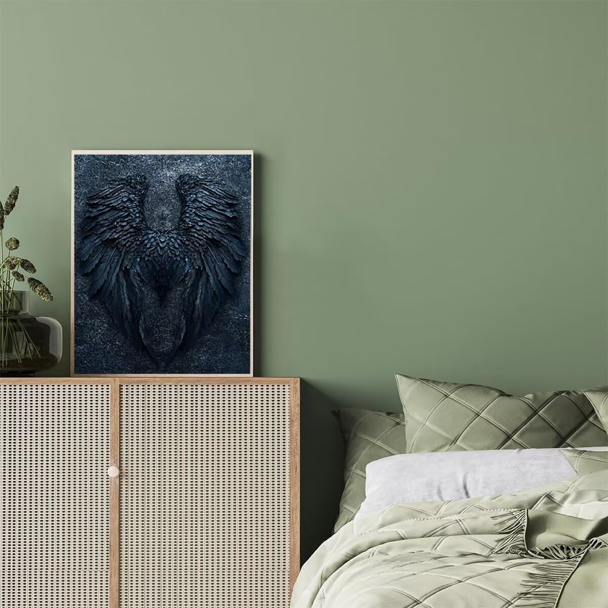 Dipingere con i Numeri Wings, Paint by Numbers Adulti Astratto, Fai da te Creativi Adulti Quadri da Dipingere Numerati Kit per Decorazione Della Parete di Casa, Regalo 100x135 cm Senza Cornice W1-L