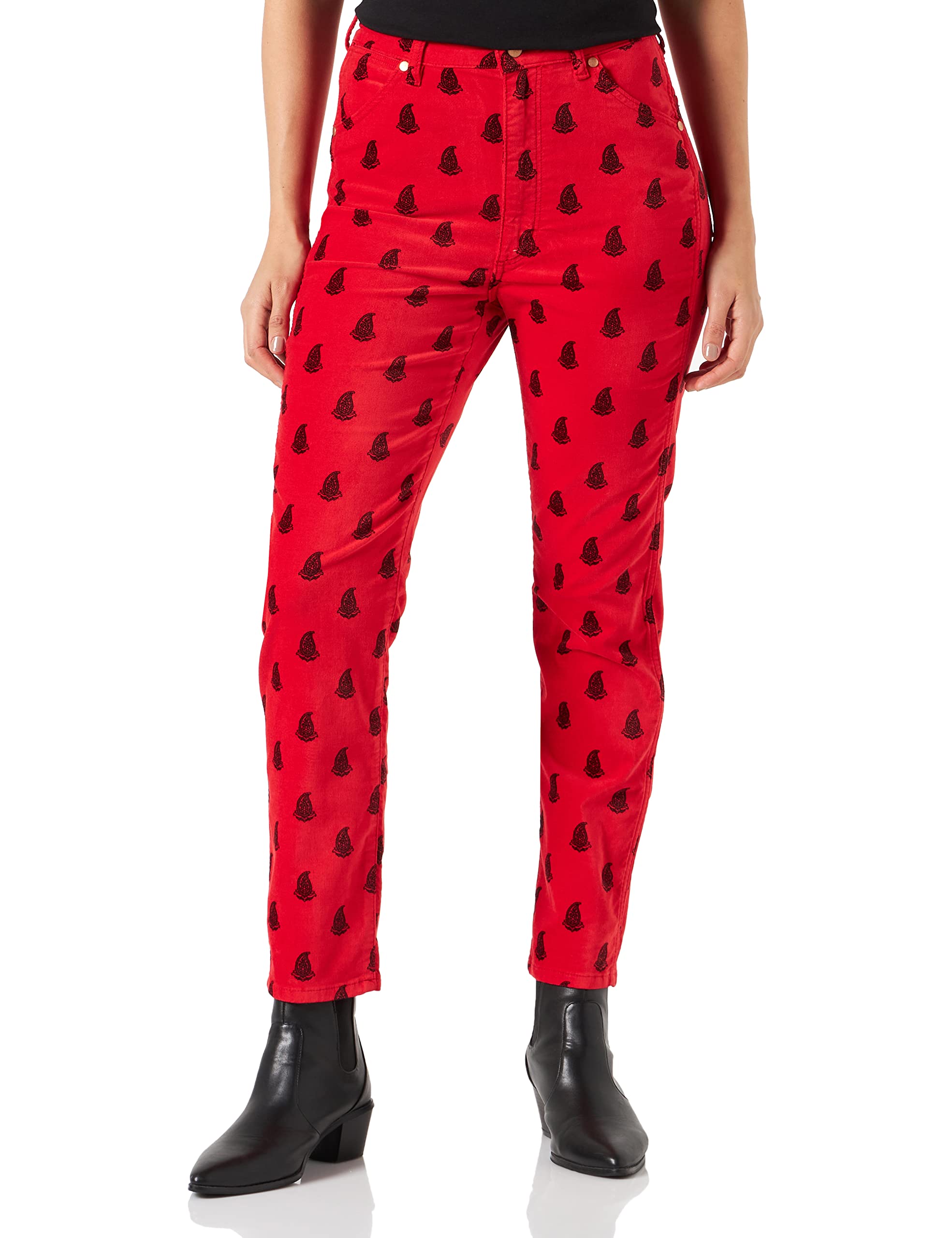 Wrangler Women's Walker Trousers, Formula RED, W25 / L32