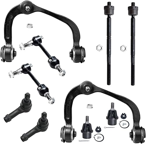 Miniatura 176 de Detroit Axle - Kit de suspensión frontal de 10 piezas para Ford Ranger Mazda B2300 B2500 B3000 B4000, 2 brazos de control superiores, 2 rótulas