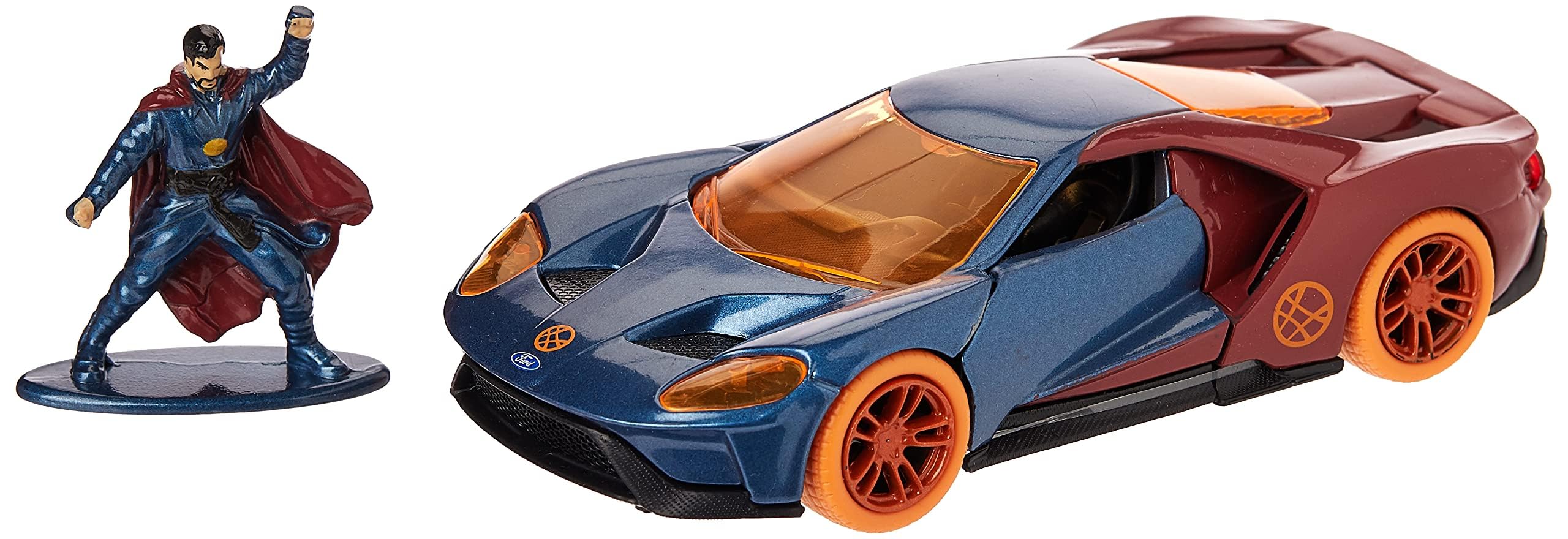 Dickie Toys Jada- Marvel Doctor Strange Ford GT 253223013 8 Years Diecast 1:32 Scale Figure, Mehrfarbig
