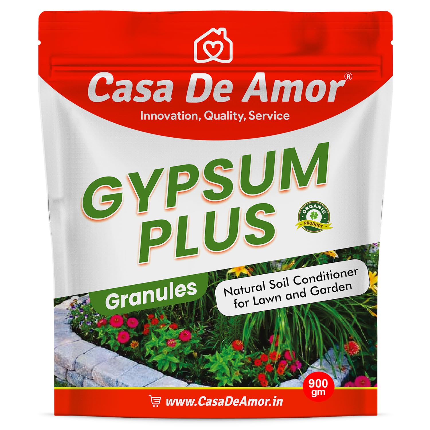 Casa De Amor Gypsum Plus Granules for Plants Natural Soil Conditioner for Lawn and Garden (900 gm) (B08P73588P) Amazon Price History, Amazon Price Tracker