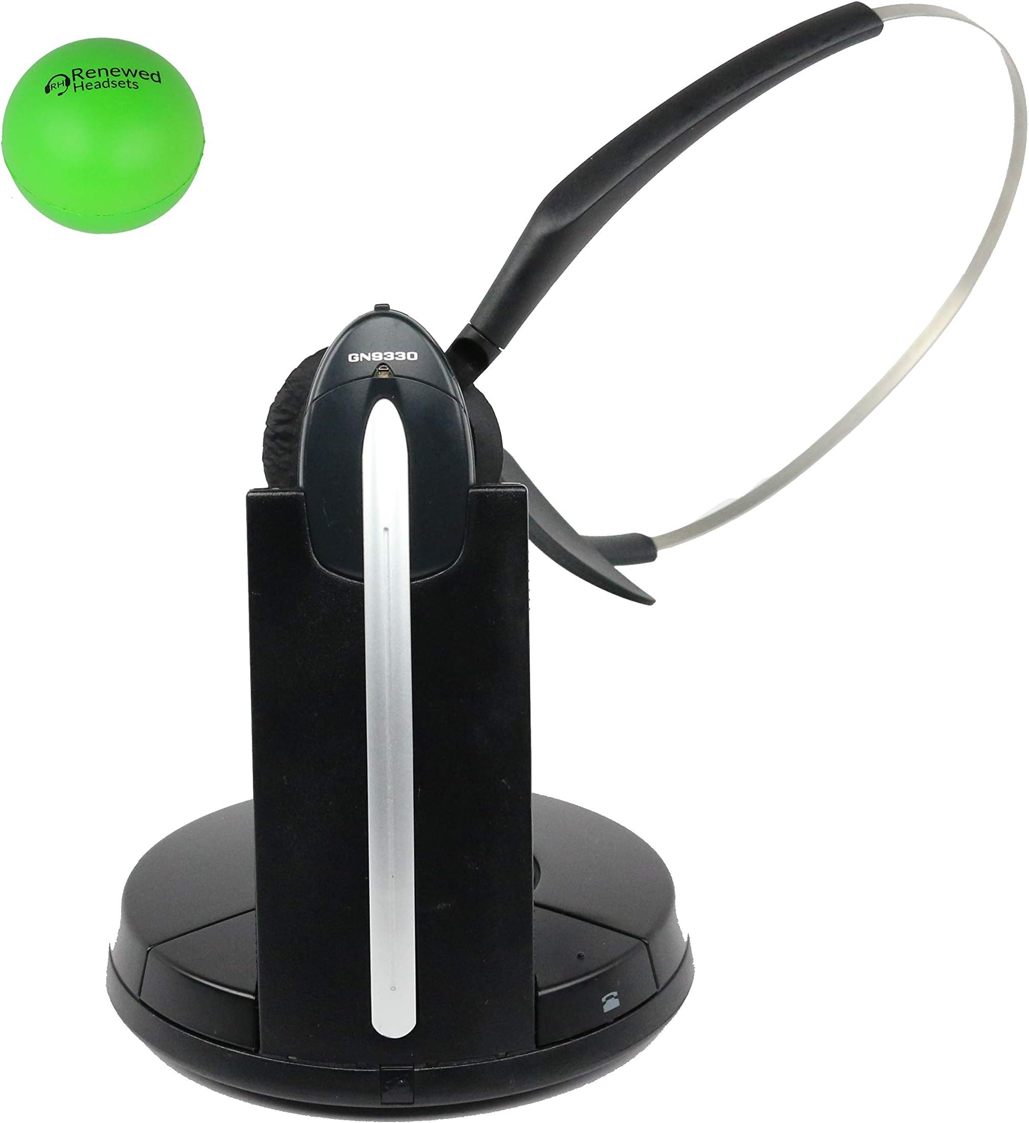 Jabra GN9330e Wireless Headset Bundle with Renewed Headsets Stress Ball (Renewed)