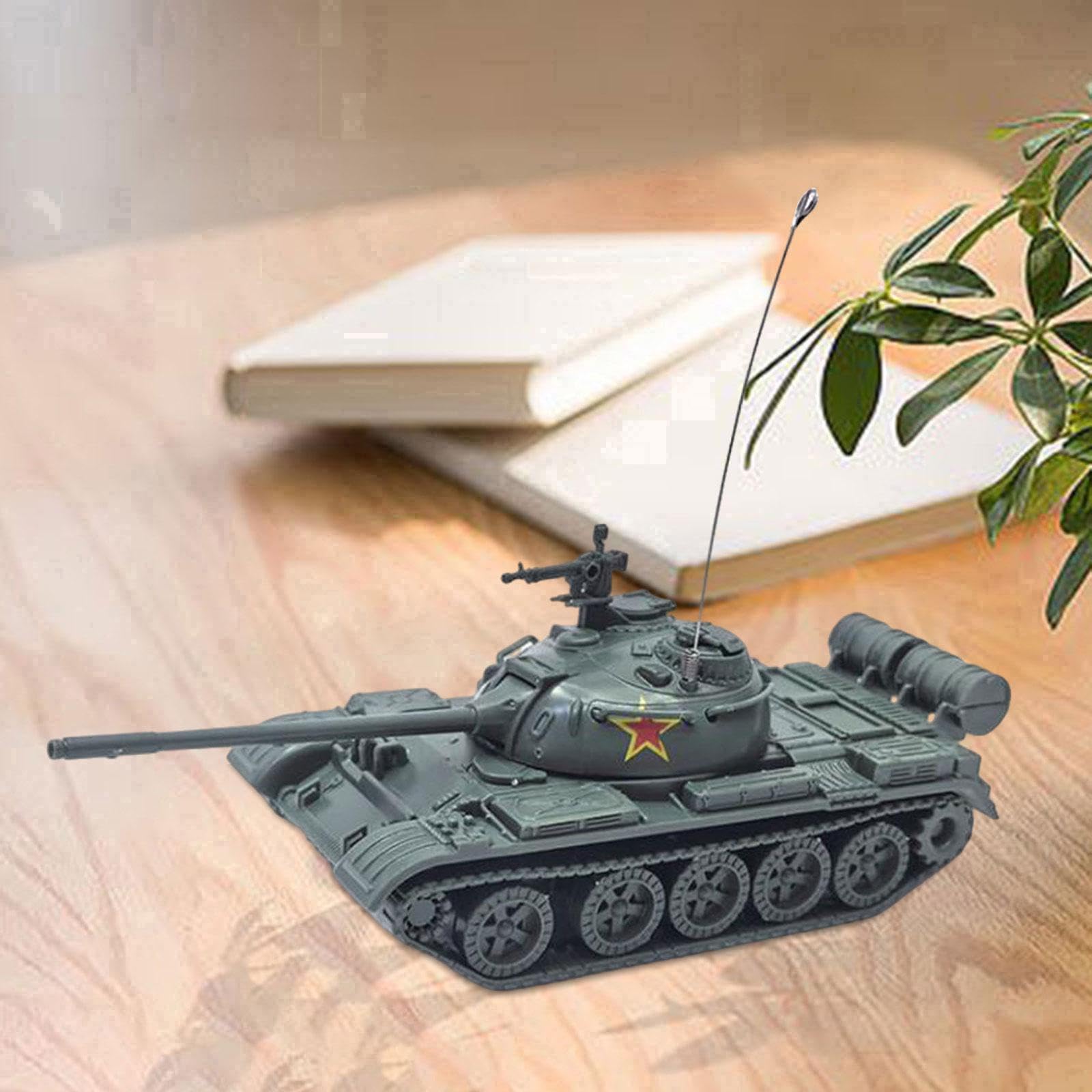 Baoblaze 1:72 Scale Tank Model Kit - 4D Assemble DIY Building Toy For Adults & Collectors